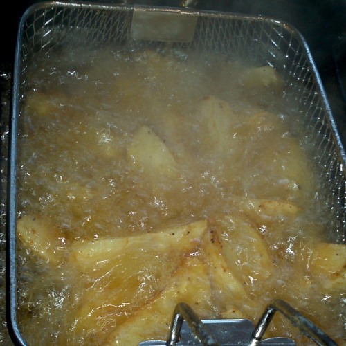 Deep frying stage 